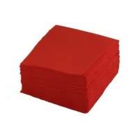 Салфетки бумажные красные 240х240мм 1-сл. (400 лист./уп.)