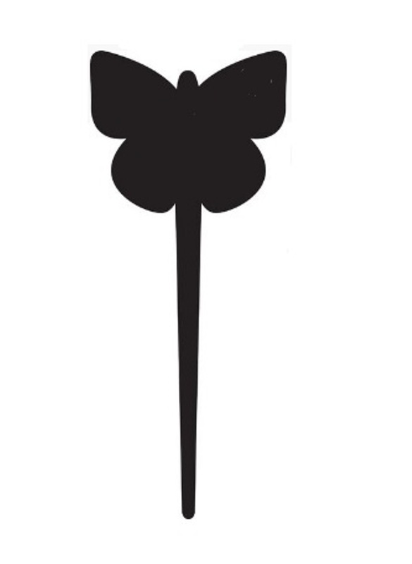 Ценникодержатель "Бабочка" пластик черный