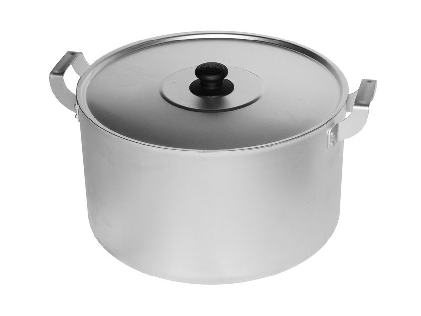 Кастрюля алюминий 15л с крышкой