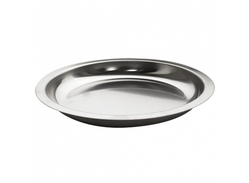 Тарелка нержавеющая сталь d230мм плоская