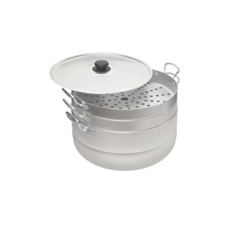 Кастрюля-мантоварка 13л 2 диска