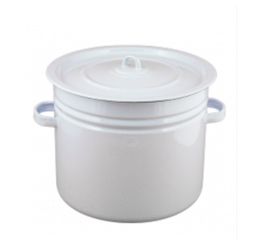 Кастрюля эмалированная 8л с крышкой