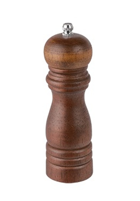 Мельница для соли и перца d50мм h160мм дерево темно-коричневый