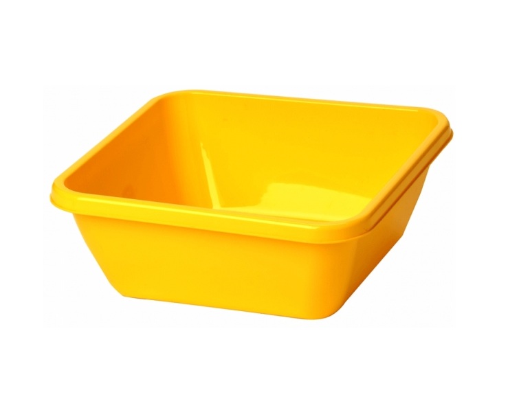 Таз пластиковый 9л квадратный