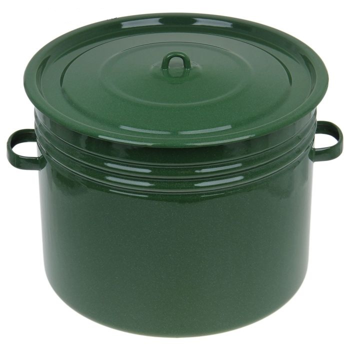 Бак эмалированный 40л с крышкой