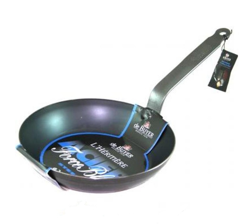 Сковорода голубая сталь d320мм h58мм, индукция