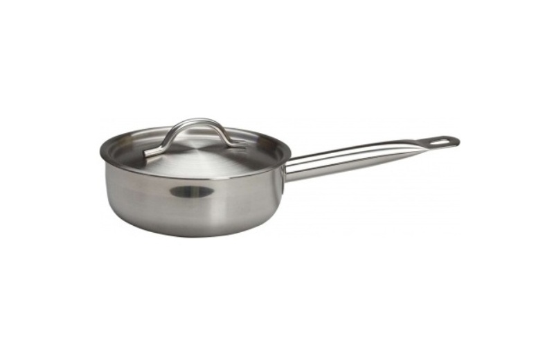 Сотейник 1,2л нержавеющая сталь тройное дно индукция