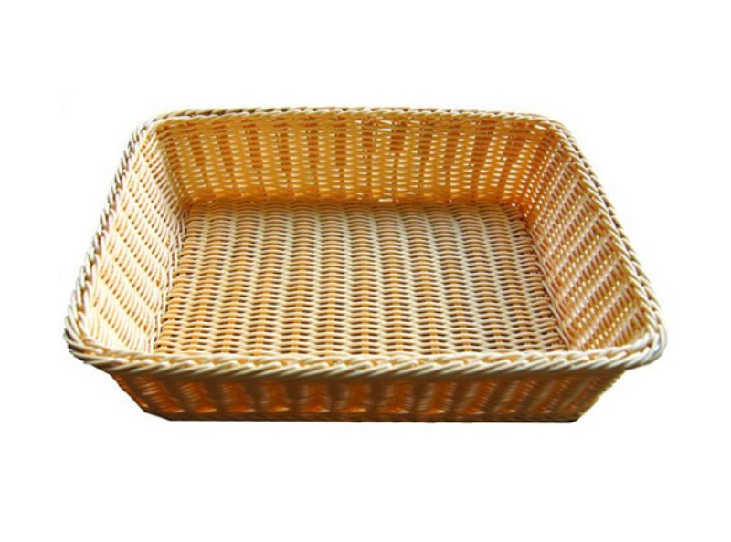 Хлебница плетеная пластиковая 320х260х90мм