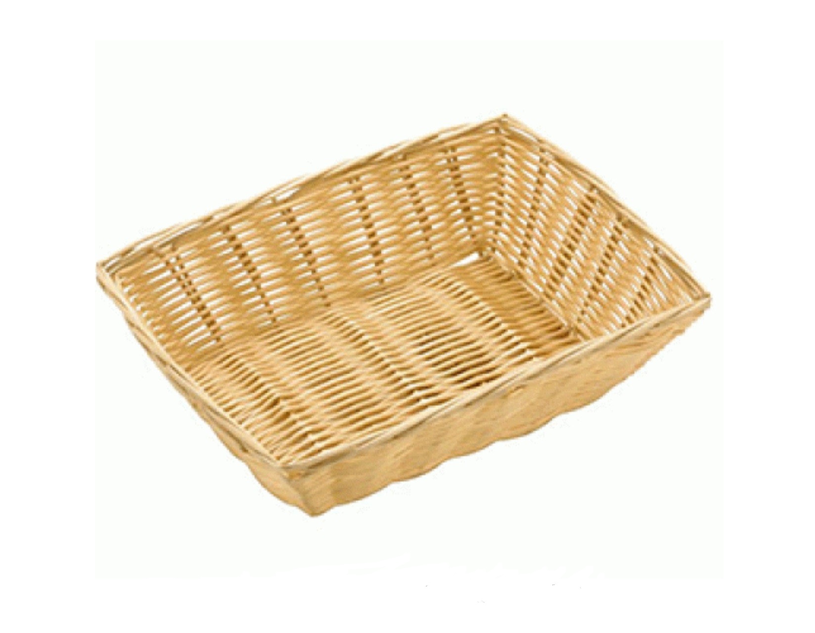 Хлебница плетеная пластиковая 230х150х70мм