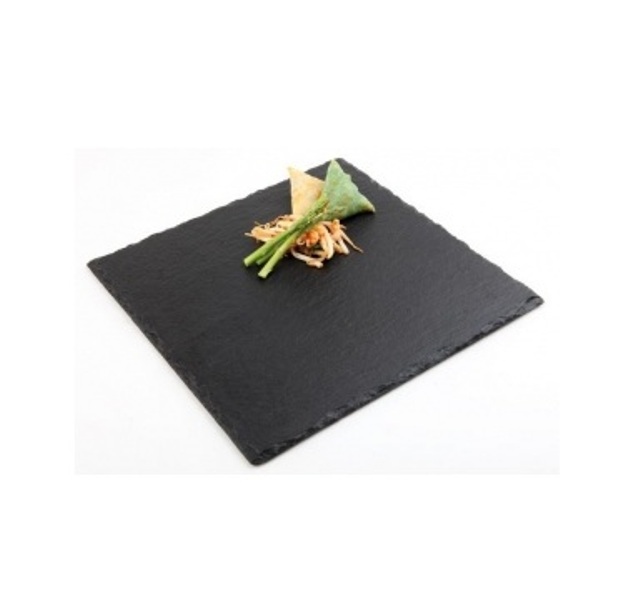 Блюдо для подачи квадратное сланец 250х250мм