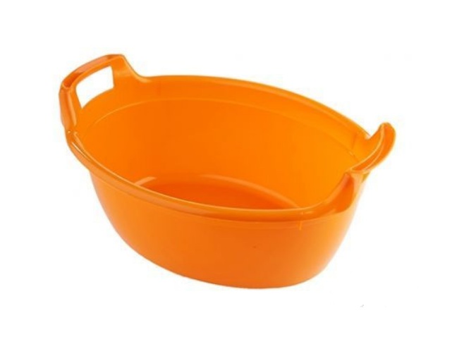 Таз пластиковый 16л овальный с ручками