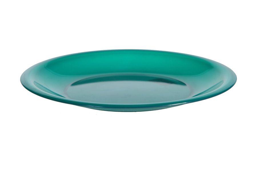 Тарелка пластиковая мелкая d230мм цветная