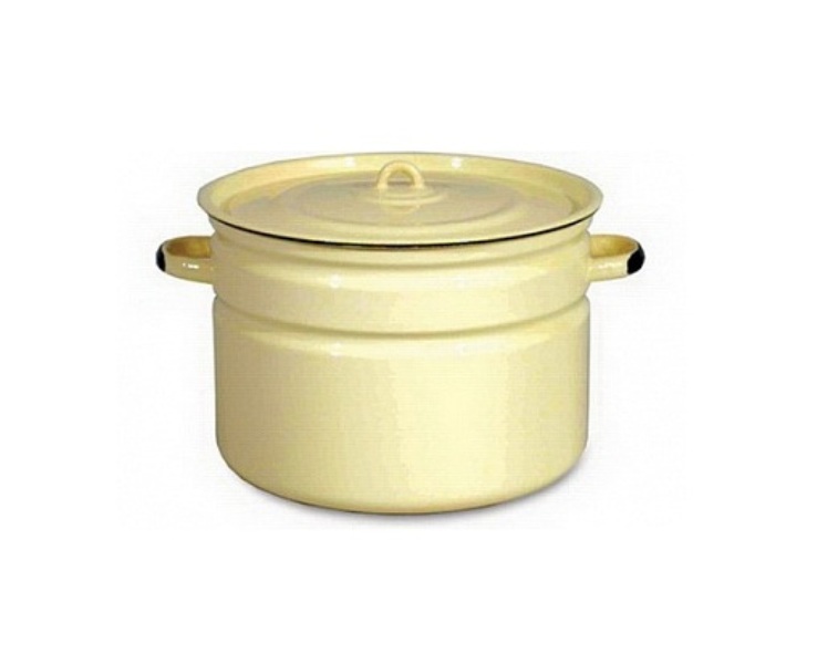 Кастрюля эмалированная 9л с крышкой