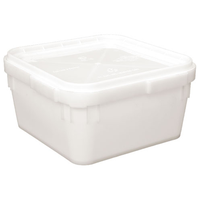 Контейнер пластмассовый 12л с крышкой (куботейнер)