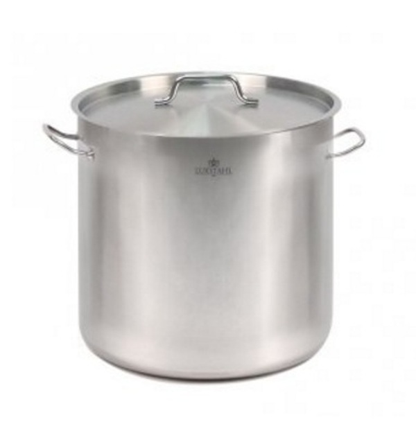 Кастрюля нержавеющая сталь 40л с крышкой d400 h360мм индукция