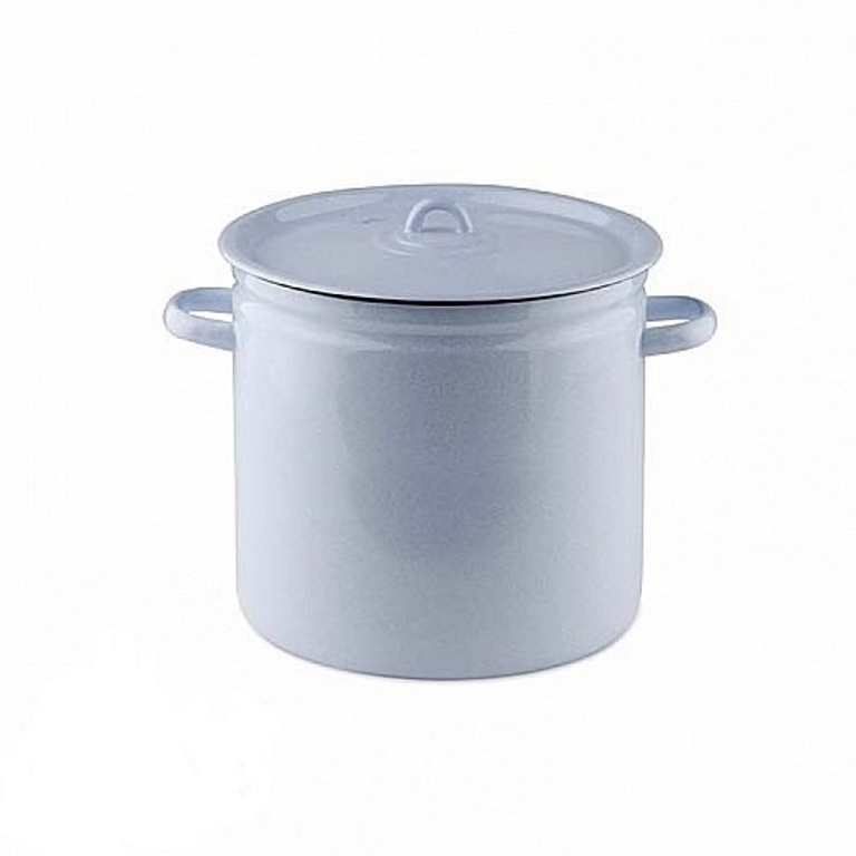 Кастрюля эмалированная 12л с крышкой