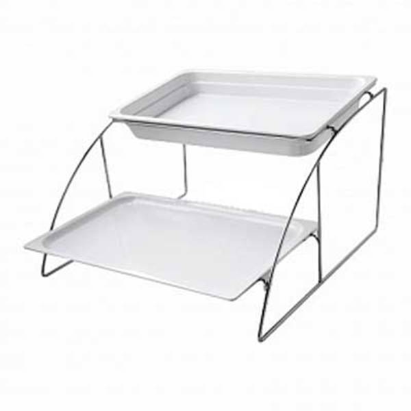 Подставка для двух гастроемкостей GN 1/1 хром 565х525х325мм