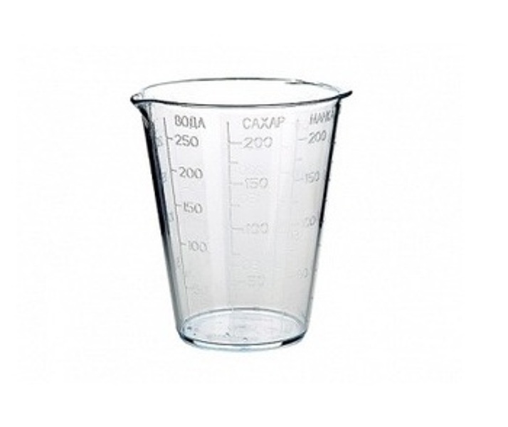 Стакан мерный пластмассовый 250мл