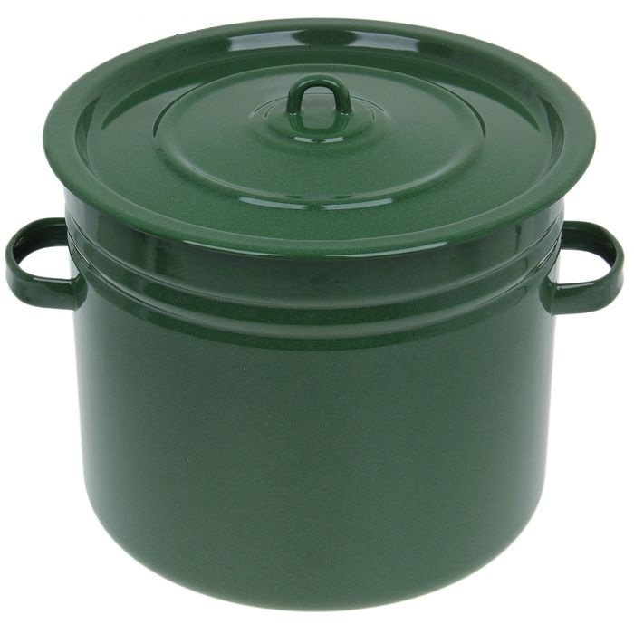 Кастрюля эмалированная 20л с крышкой