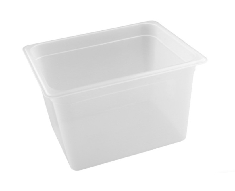 Гастроемкость 1/2 h200 полипропилен прозрачная 325х265х200мм