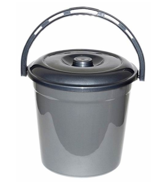 Ведро пластиковое 12л с крышкой