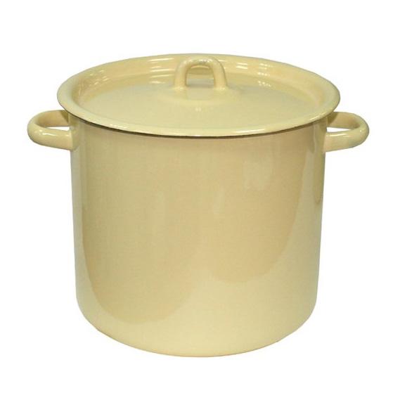 Кастрюля эмалированная 5,5л с крышкой