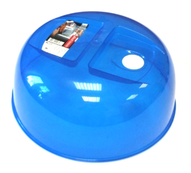 Крышка для СВЧ с клапаном  пластиковая прозрачная d260мм h110мм