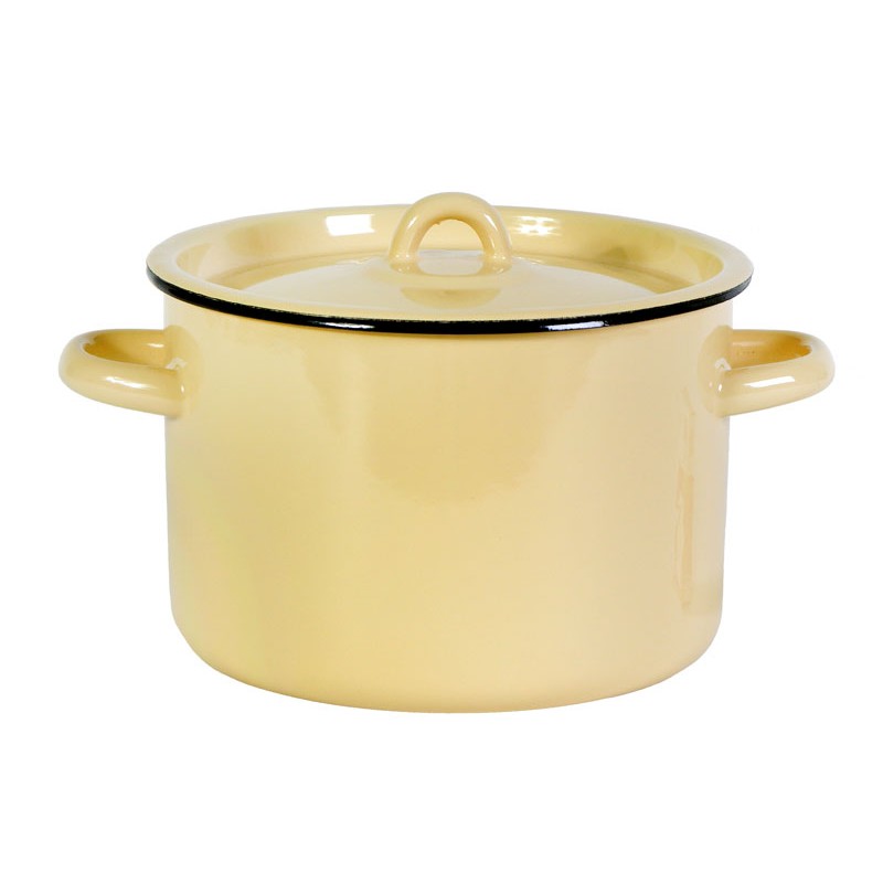 Кастрюля эмалированная 4,5л с крышкой