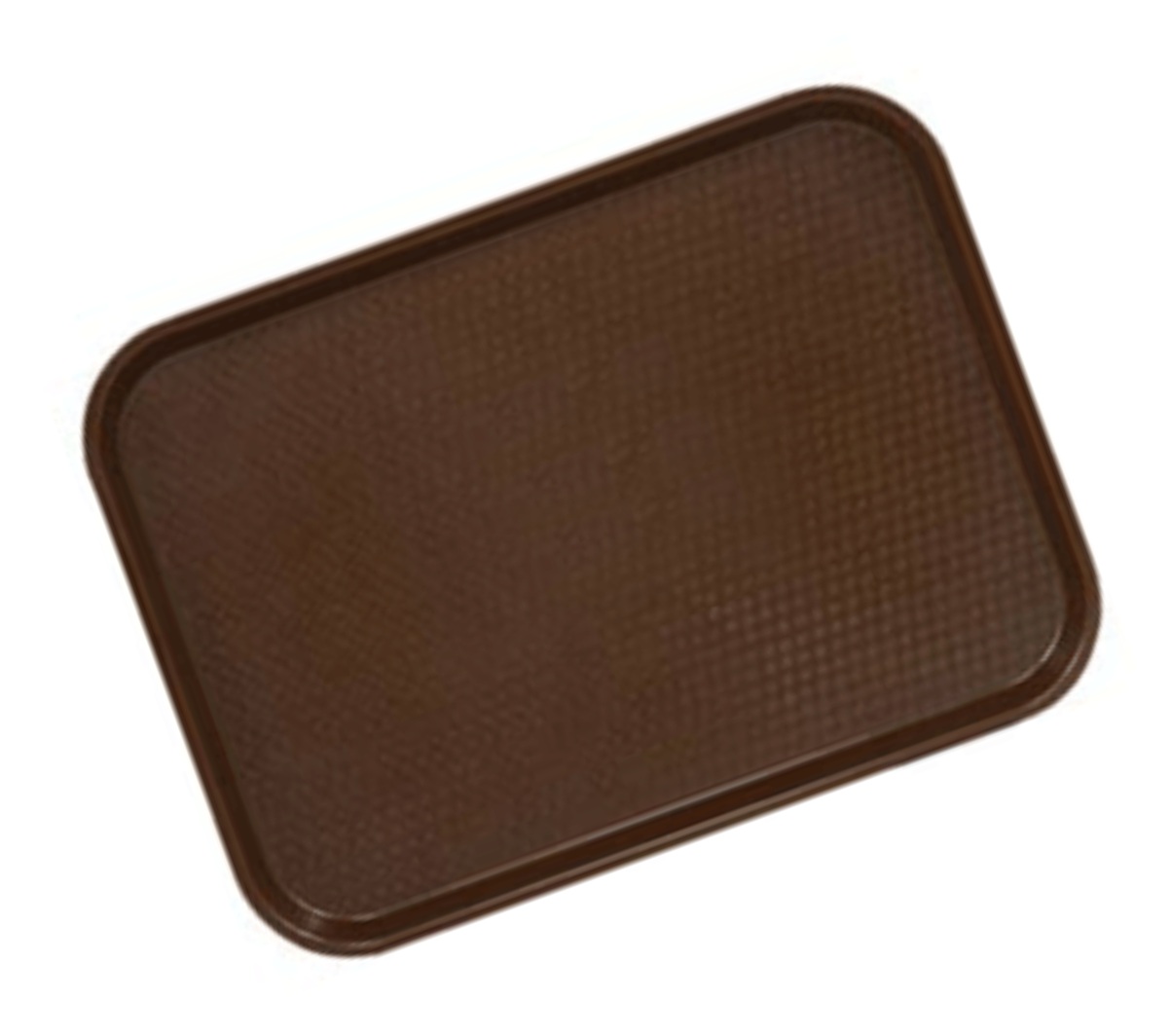 Поднос пластиковый 300х410мм коричневый