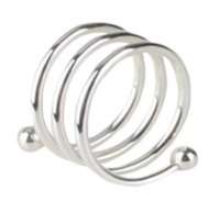 Кольцо для салфеток спираль d40мм металлическое