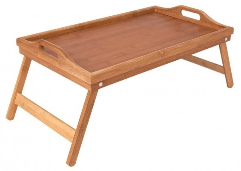 Поднос на ножках 500х300х65мм бамбук