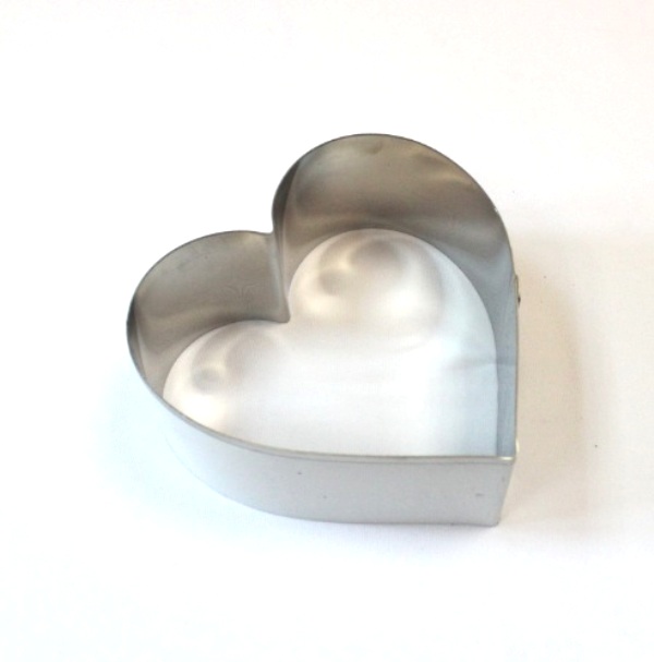 Форма резак вырубка сердце 90х102мм h50мм нержавеющая сталь