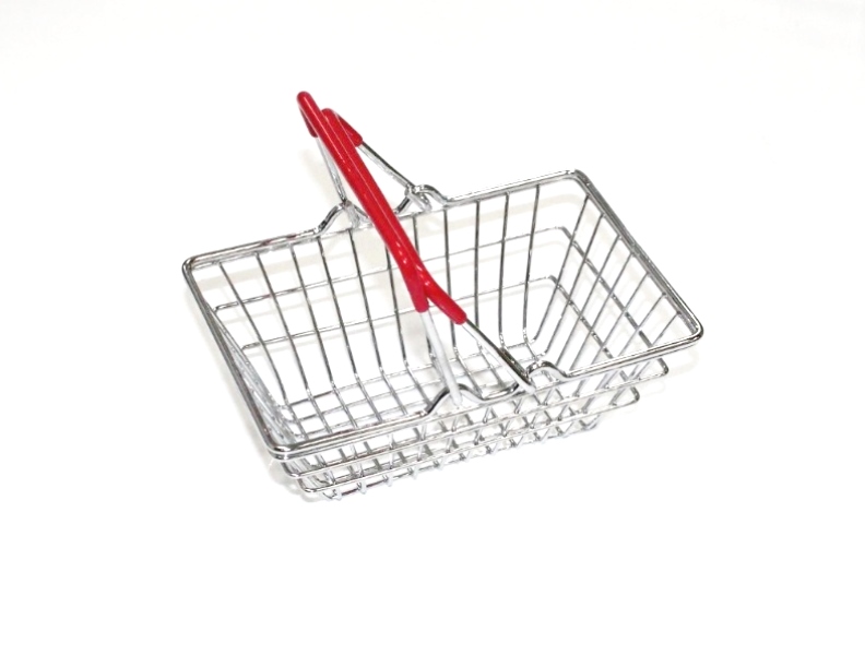 Корзина для подачи "Магазин" металл 18,5*13,2*8,5 см