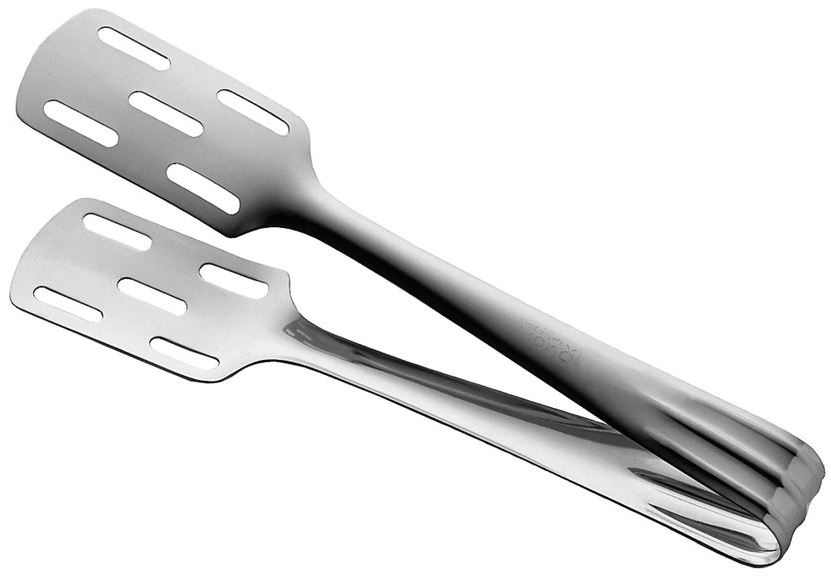 Щипцы для пирожных с прорезями 225мм нержавеющая сталь