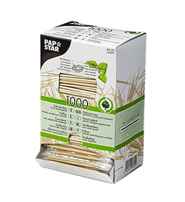 Зубочистки с ментолом (1000шт.)