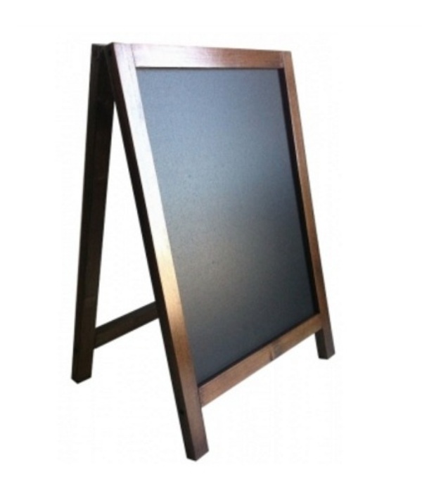 Штендер меловой 850х570мм односторонний двп