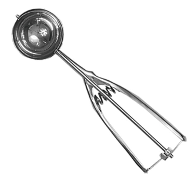 Ложка для мороженого с выталкивателем d55мм