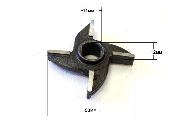 Нож двусторонний с буртом МИМ-100