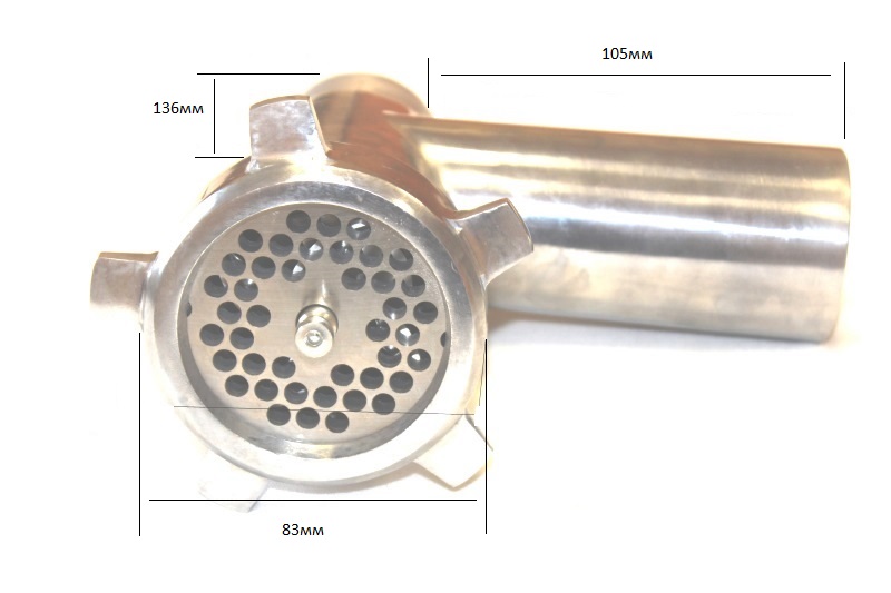 Корпус (горловина) мясорубки МЕМ-12Е с выступом