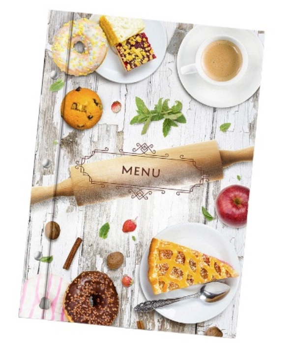 Папка для меню 320х245мм "Десерты"