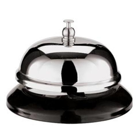 Звонок настольный d84мм h60мм хром