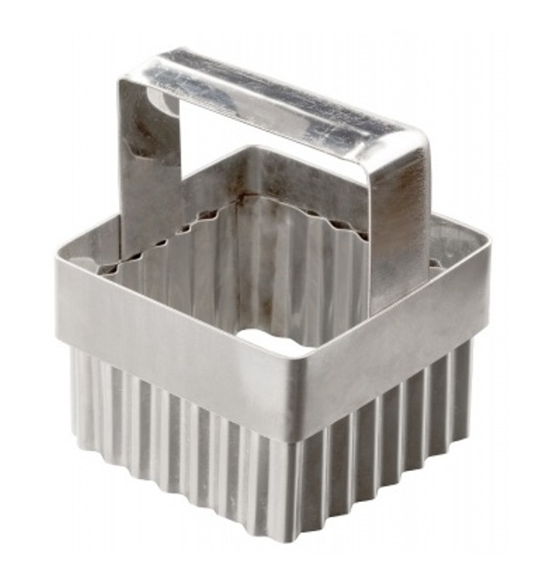 Вырубка с ручкой 100х100мм h58мм нержавеющая сталь