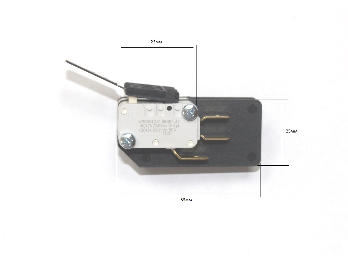 Микровыключатель с кронштейном