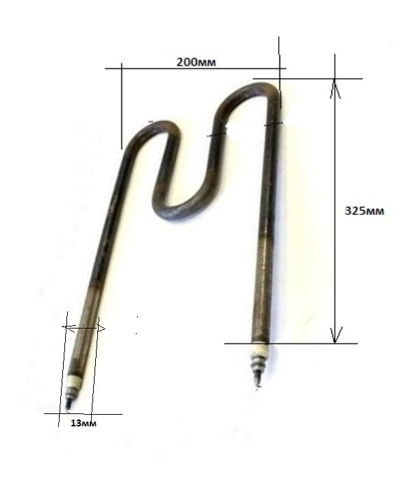 ТЭН 100А 13/0,5 S 220 №31 М-образный (воздух)