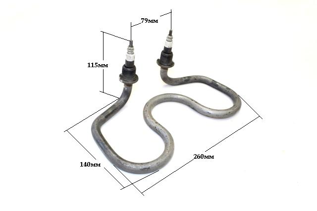 ТЭН 80А13/3,15 Р 220 №08Б для КПЭ-60 (бабочка)