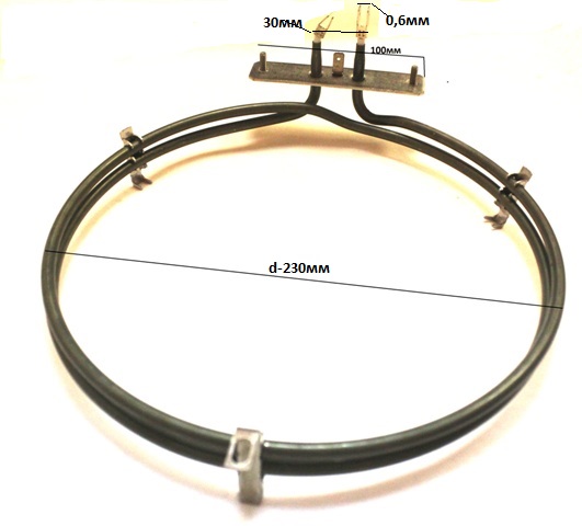 ТЭН кольцевой для конвекционной печи Alfa 135VМ