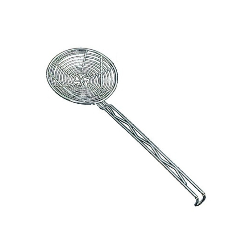 Шумовка с сеткой нержавеющая сталь d160мм