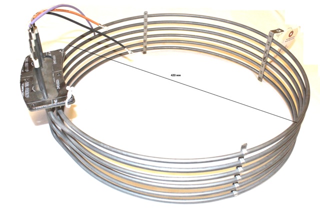 ТЭН камеры с уплотнением пароконвектомата Рациональ SCC 61 87.00.394