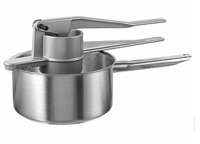 Пресс для картофеля  нержавеющая сталь D85мм H80(110)мм L400мм