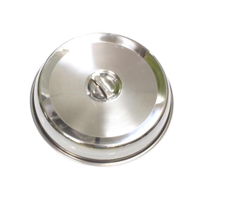 Крышка нержавеющая сталь для горячих блюд  d280мм баранчик